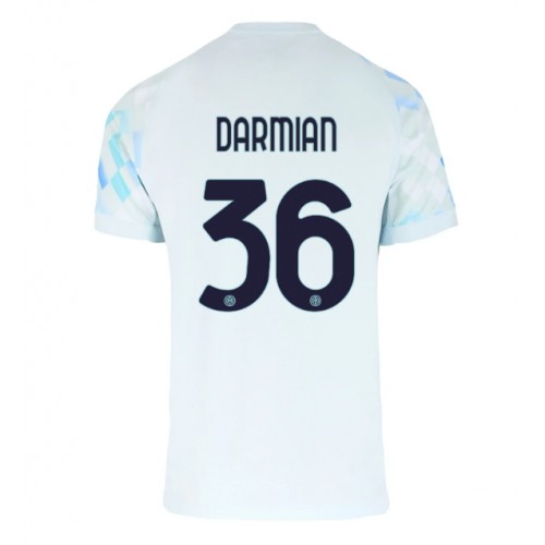 Inter Milan Matteo Darmian #36 Bortatröja 2025-26 Kortärmad